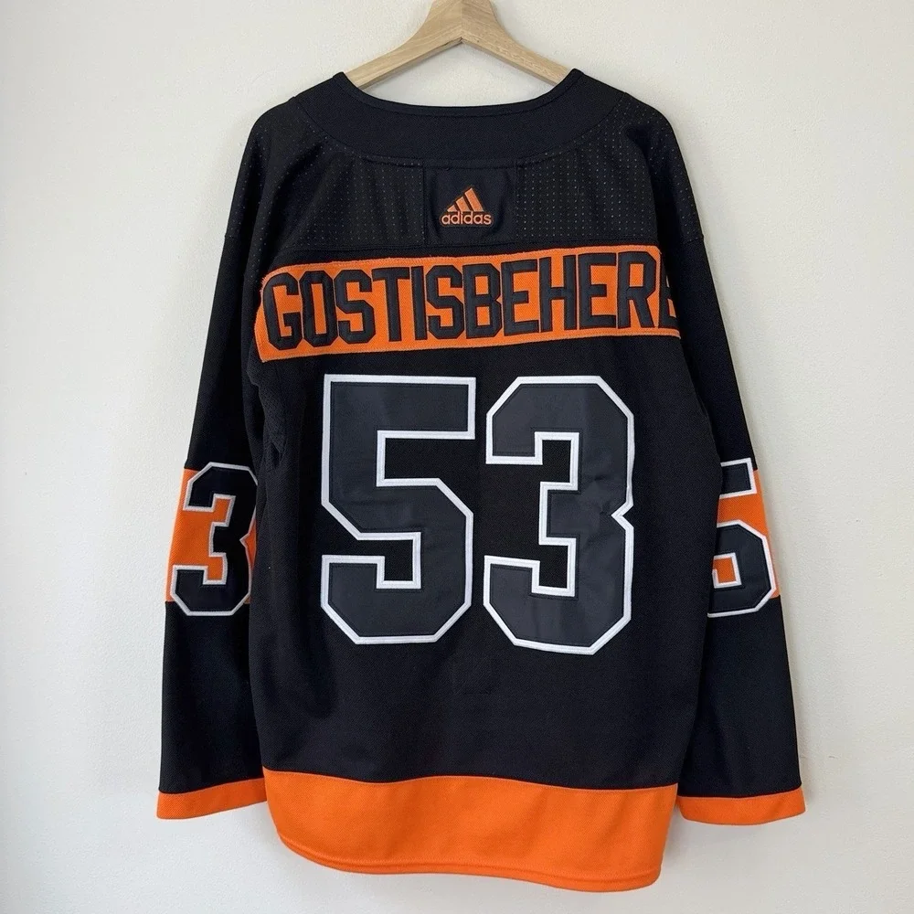 Shayne Gostisbehere Philadelphia Flyers Adidas Black NHL Hockey Jersey - Size 50
